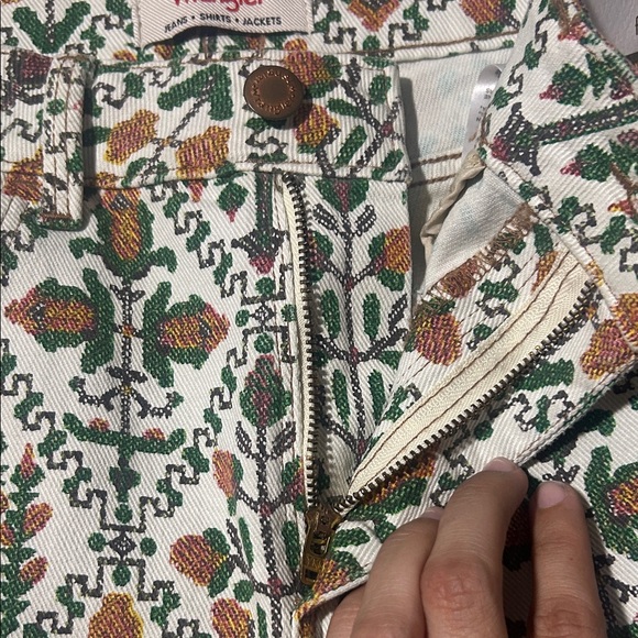 NWT Wrangler High-Rise Fierce Flare Floral Print Jeans 4/32 - Picture 5 of 10